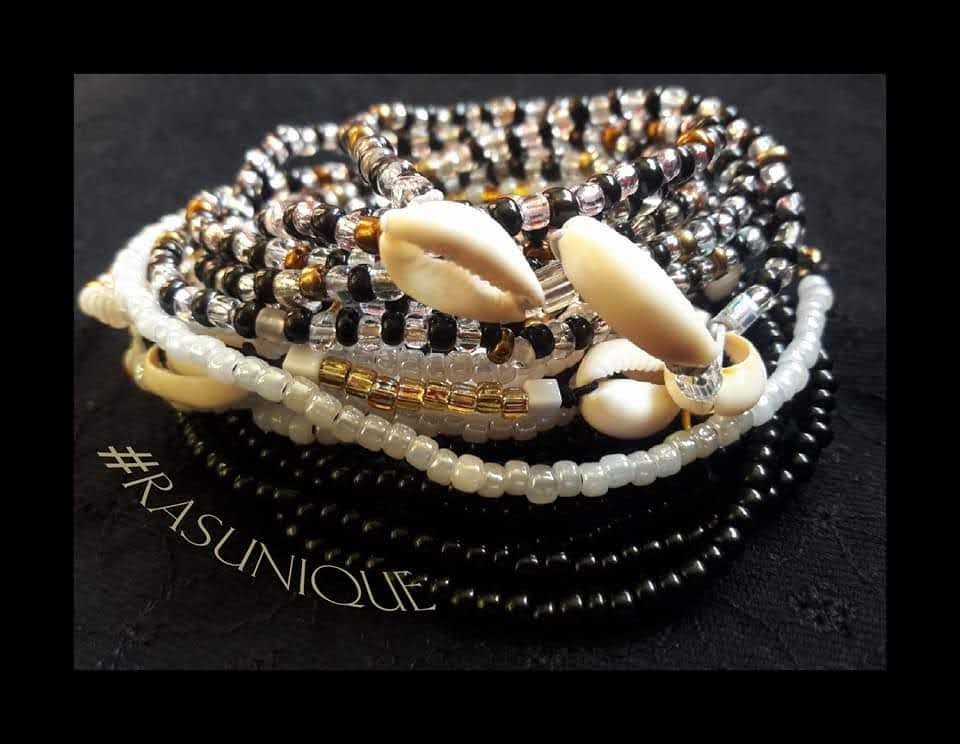 CUSTOM WAIST BEADS ( TIE ONS )