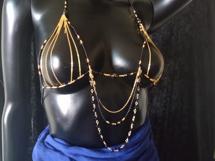 GODDESS BRAS ( CUSTOM BEADED BRA )