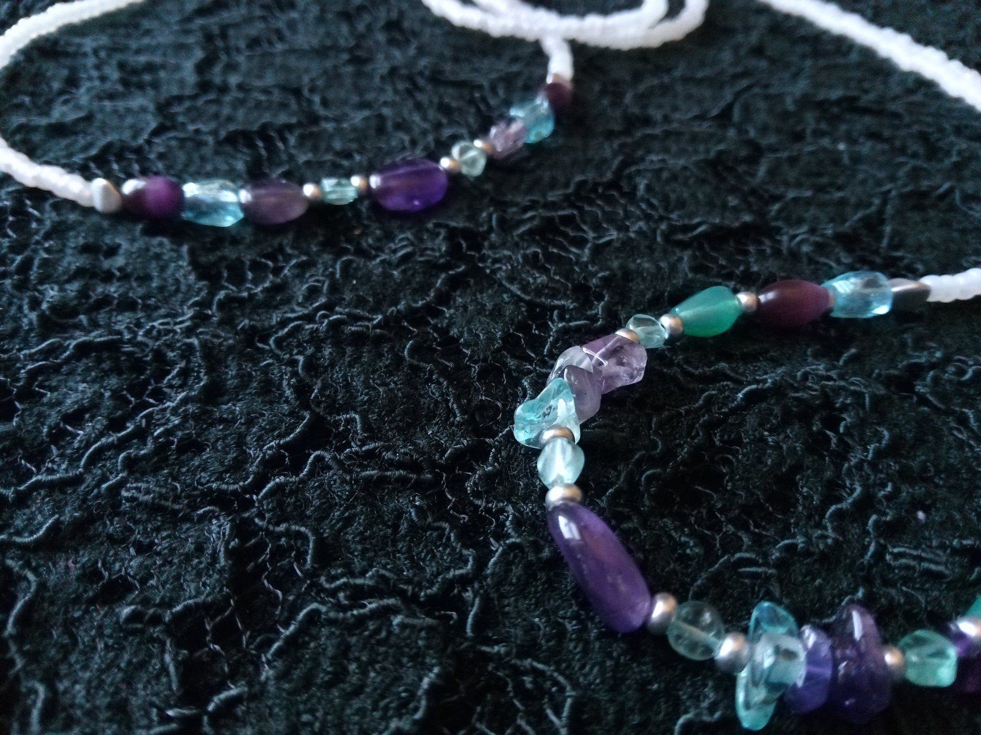 HER INNER PEACE ( AMETHYST & APATITE)