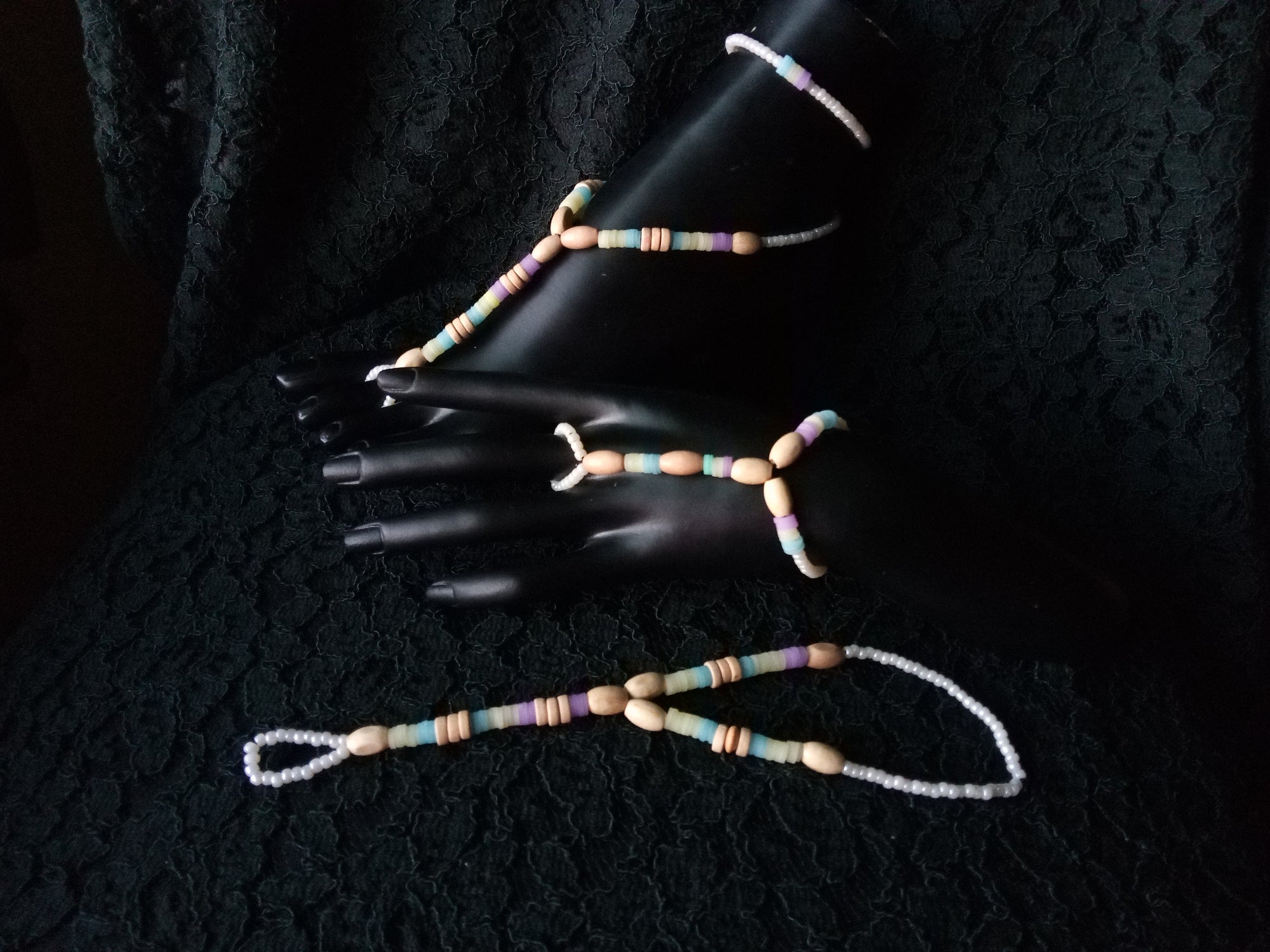 CARIBBEAN TWIST ( STRETCH FOOT JEWELRY SET )