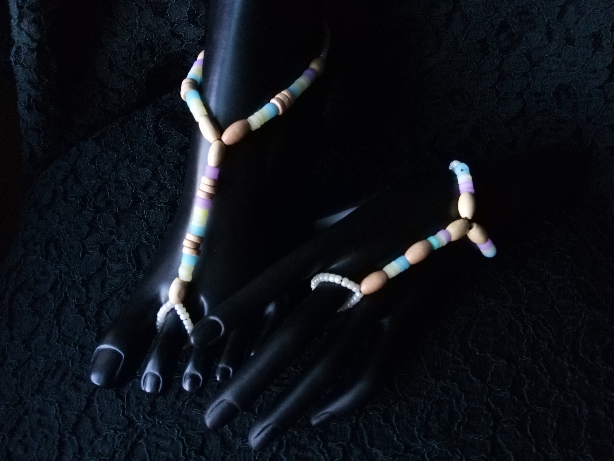 CARIBBEAN TWIST ( STRETCH FOOT JEWELRY SET )
