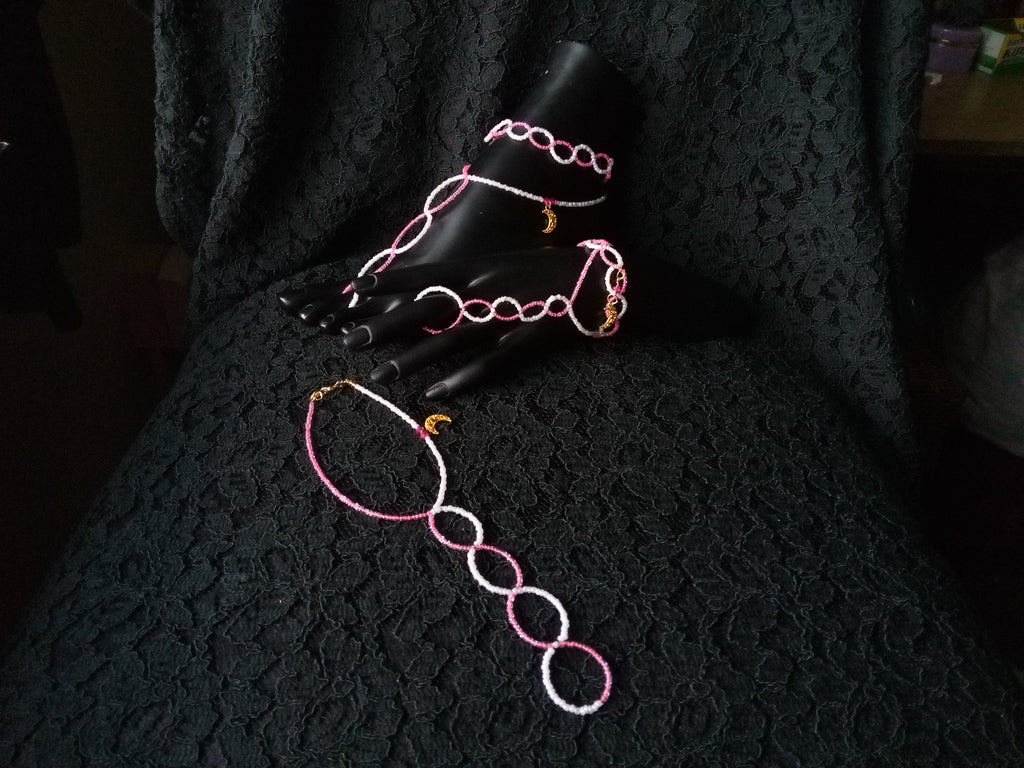 MOON GAZE ( FULL FOOT JEWELRY SET)