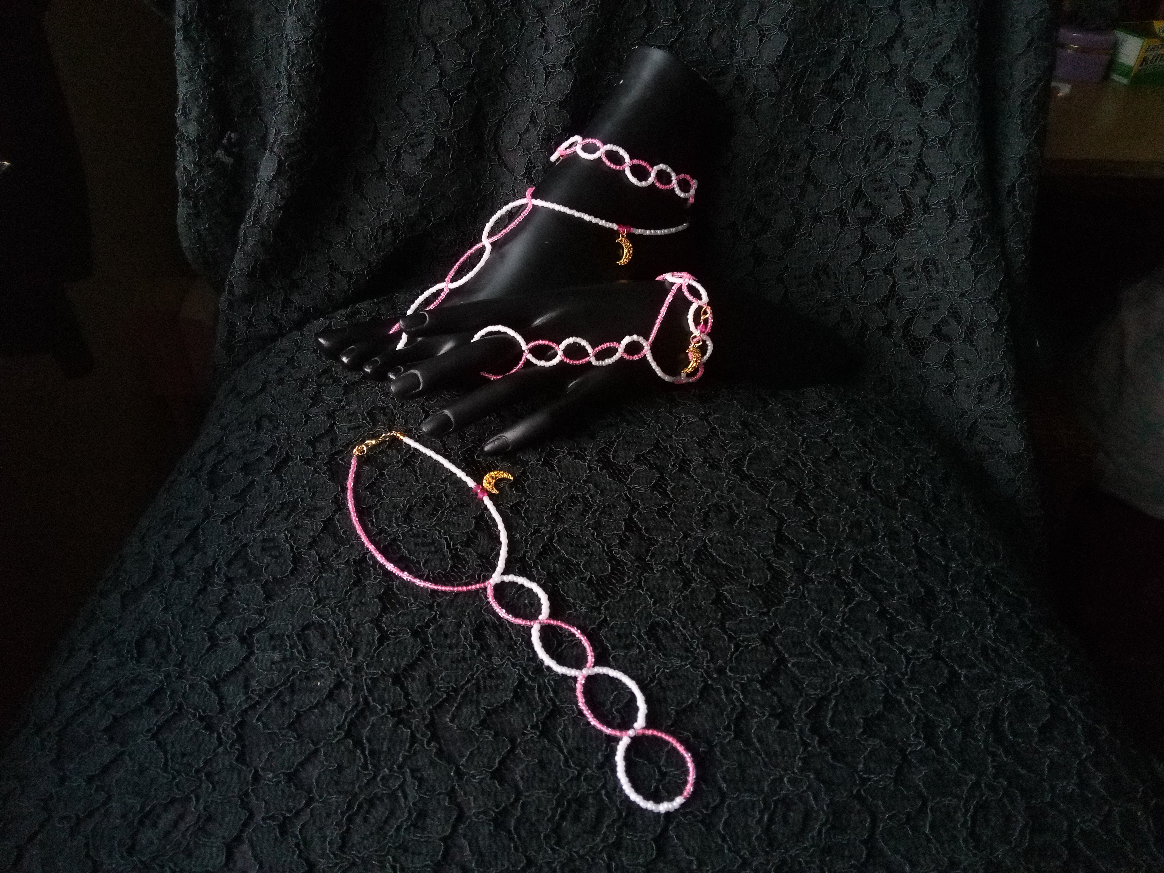 MOON GAZE ( FULL FOOT JEWELRY SET)