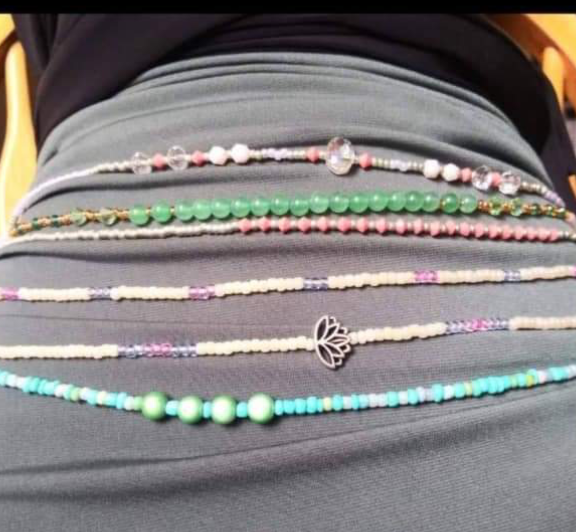 CUSTOM WAIST BEAD ( STRETCH )