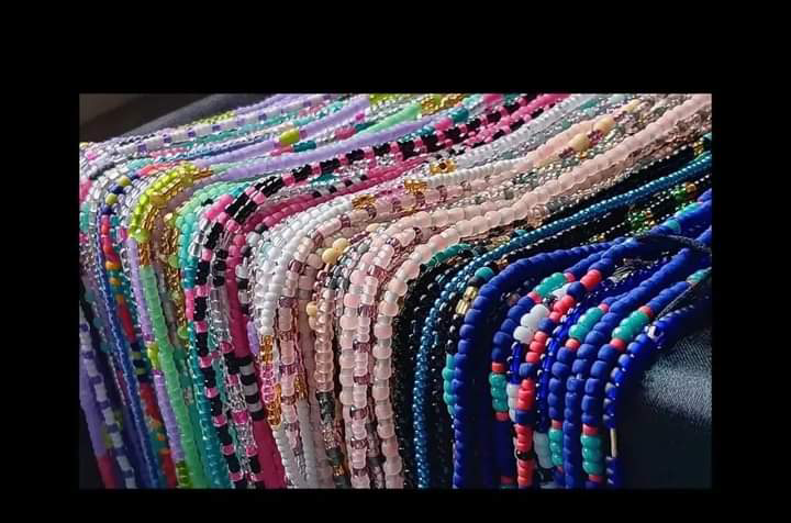 CUSTOM WAIST BEADS ( TIE ONS )