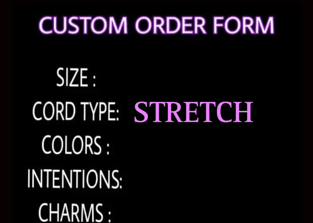 CUSTOM WAIST BEAD ( STRETCH )
