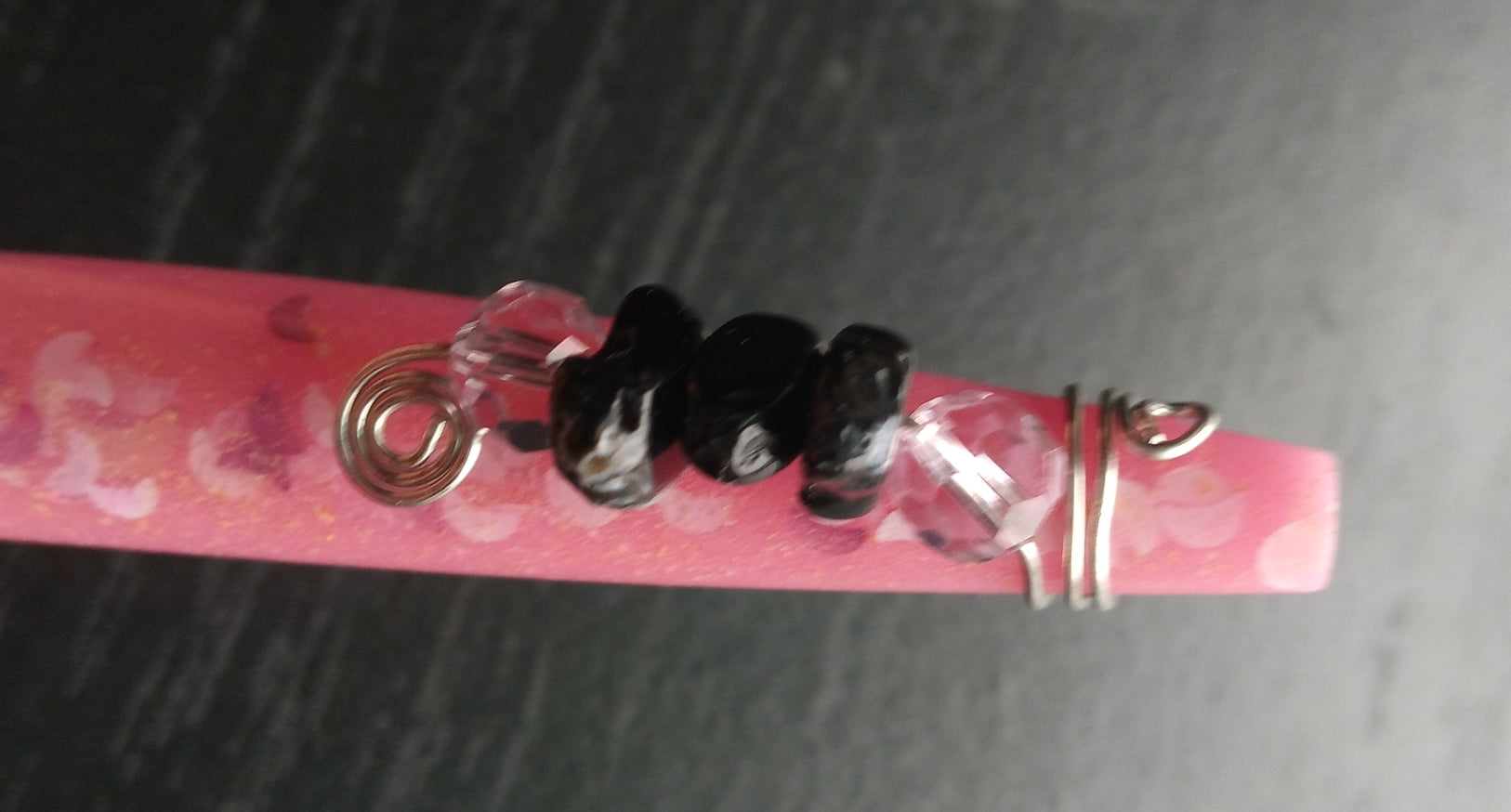 ROSE QUARTZ & ONXY loc coils