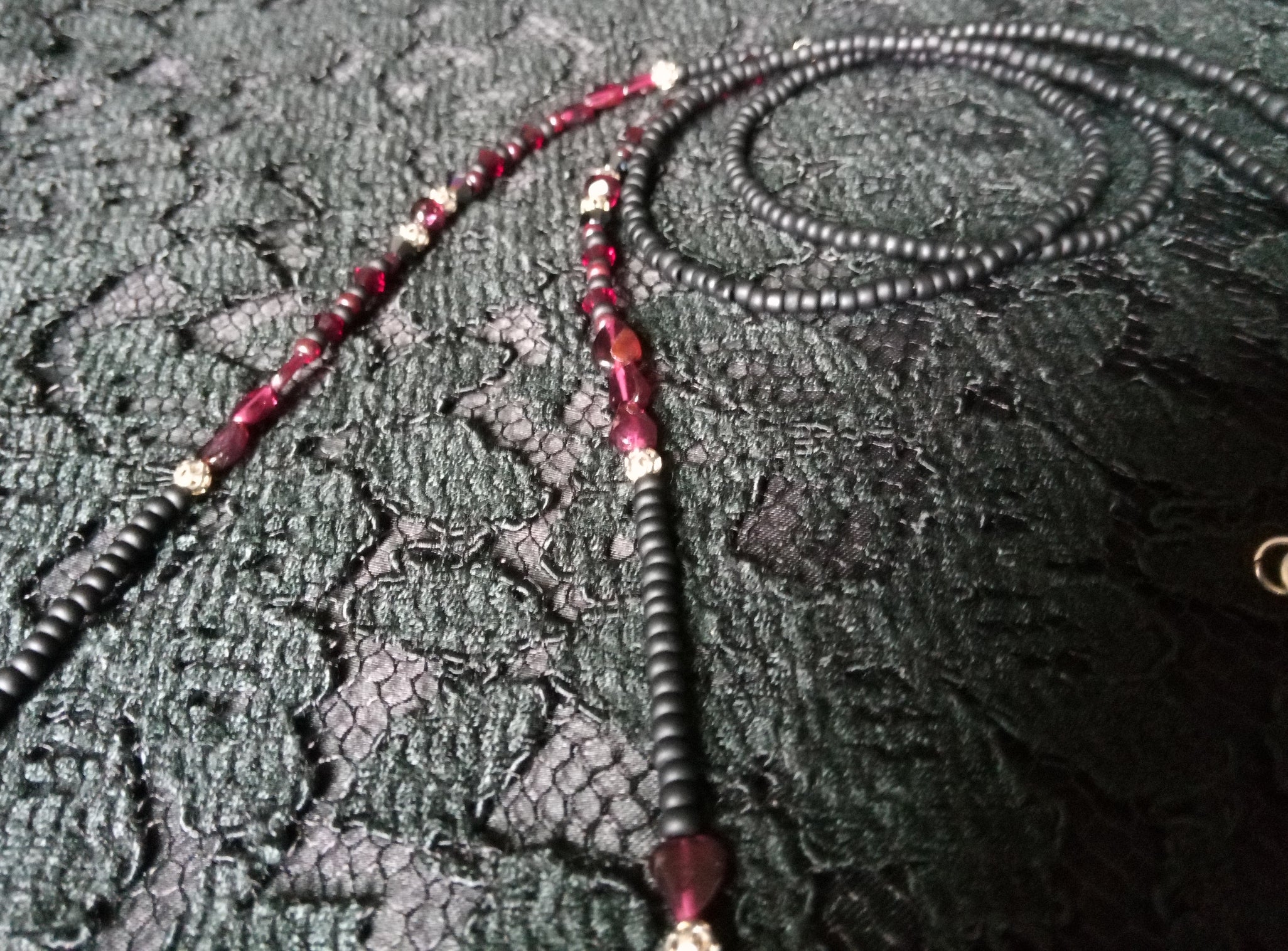 GARNET WITH ANKH