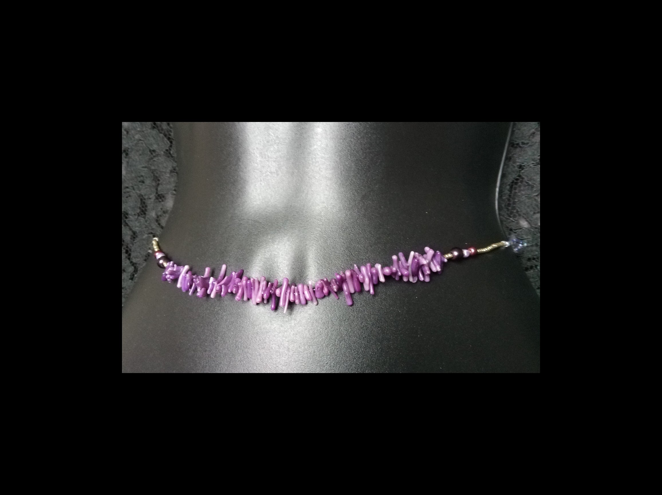 PURPLE BAMBOO ( WAIST BEAD & ANKLET )
