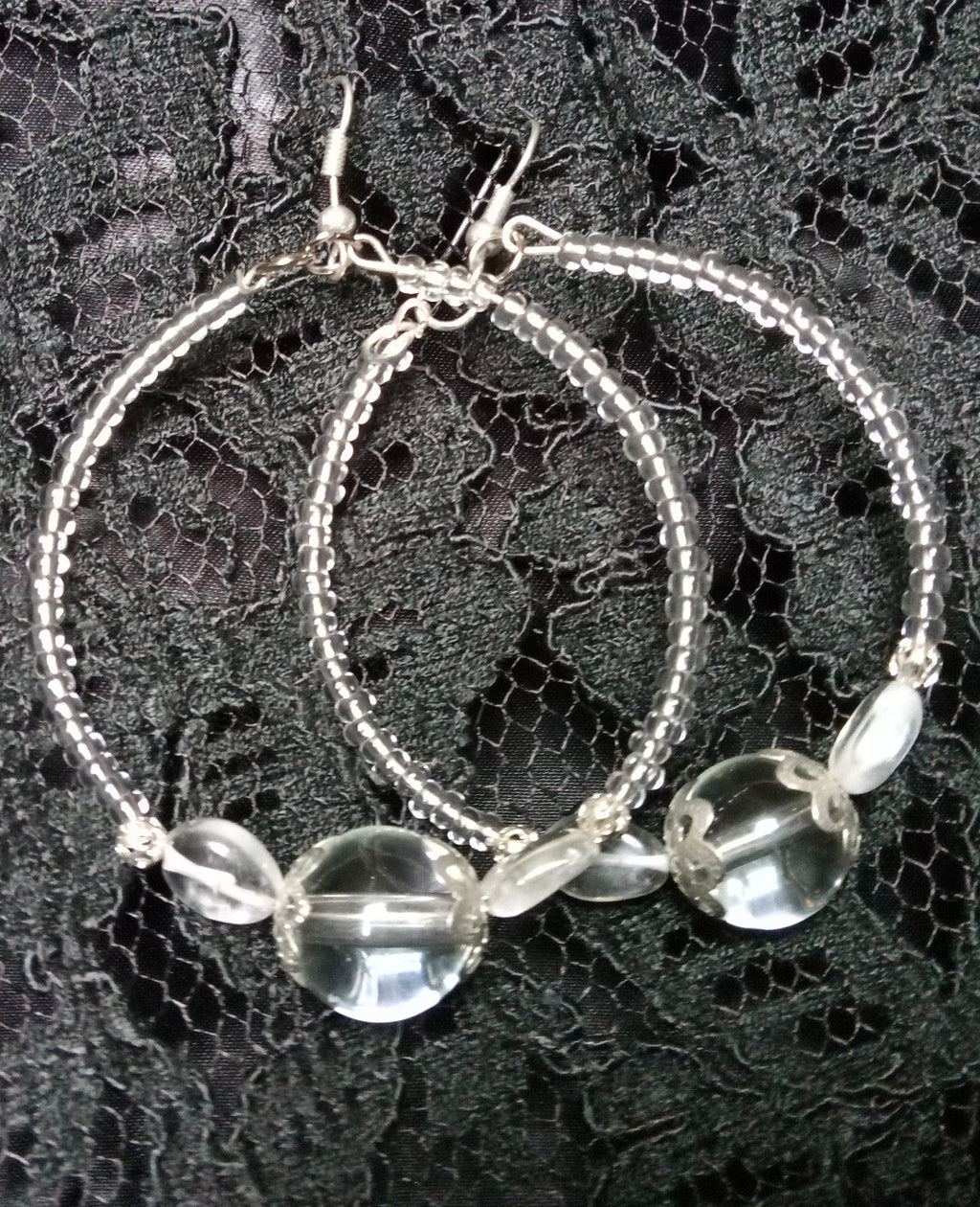 CLEAR QUARTZ EARRINGS