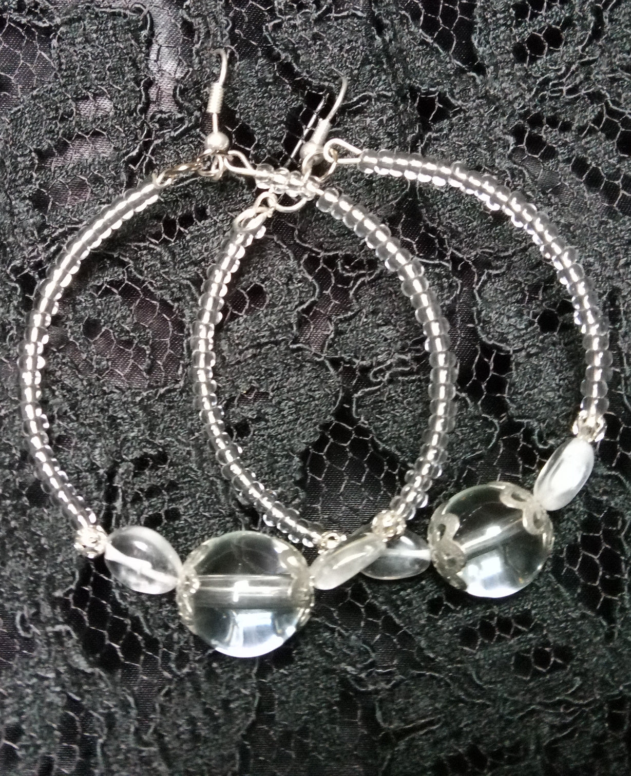 CLEAR QUARTZ EARRINGS