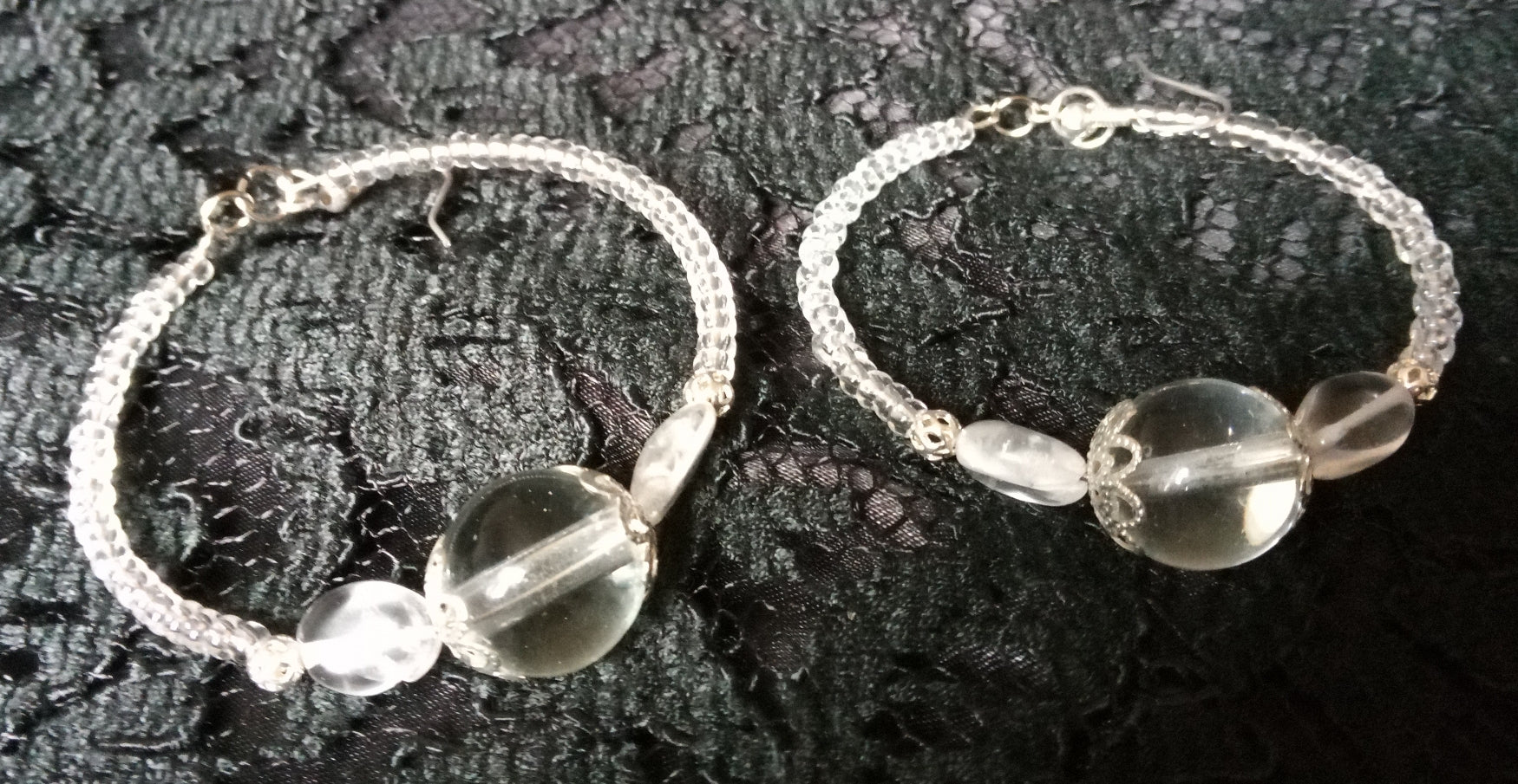 CLEAR QUARTZ EARRINGS
