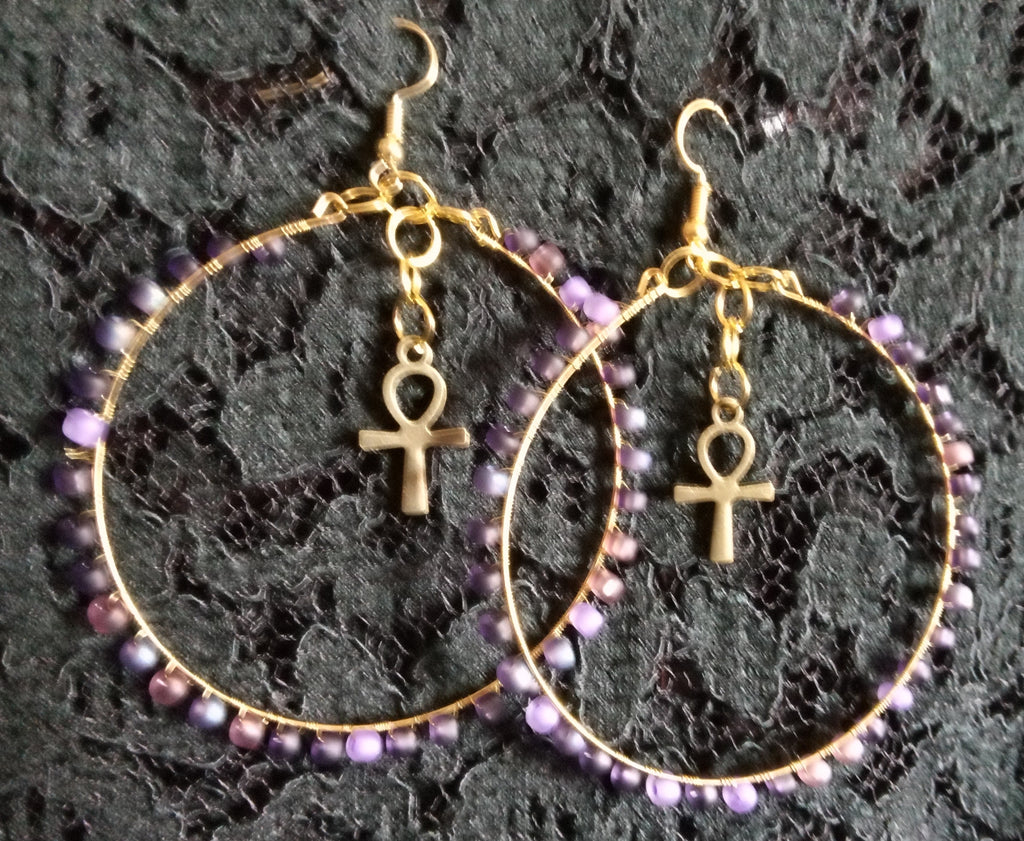 PURPLE KEY TO LIFE HOOPS