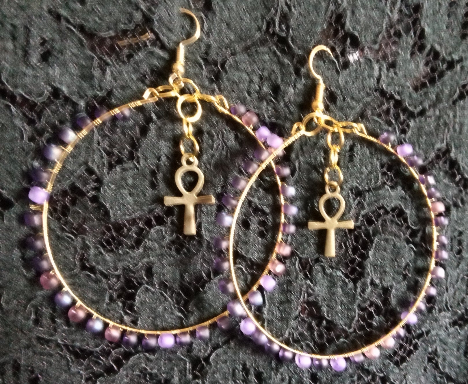 PURPLE KEY TO LIFE HOOPS