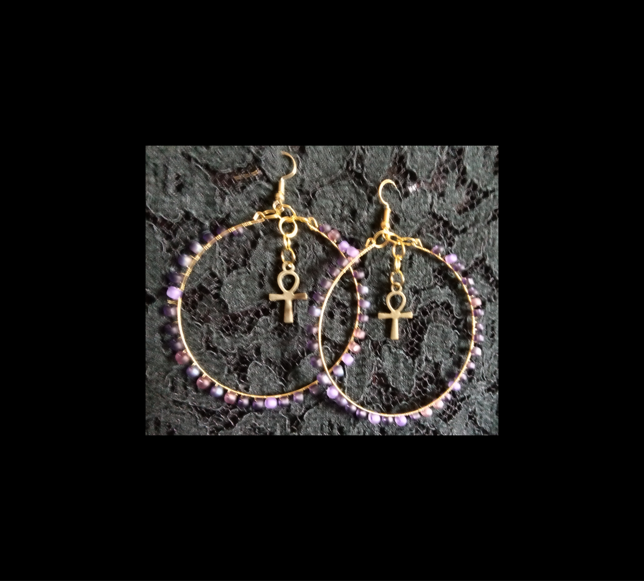 PURPLE KEY TO LIFE HOOPS