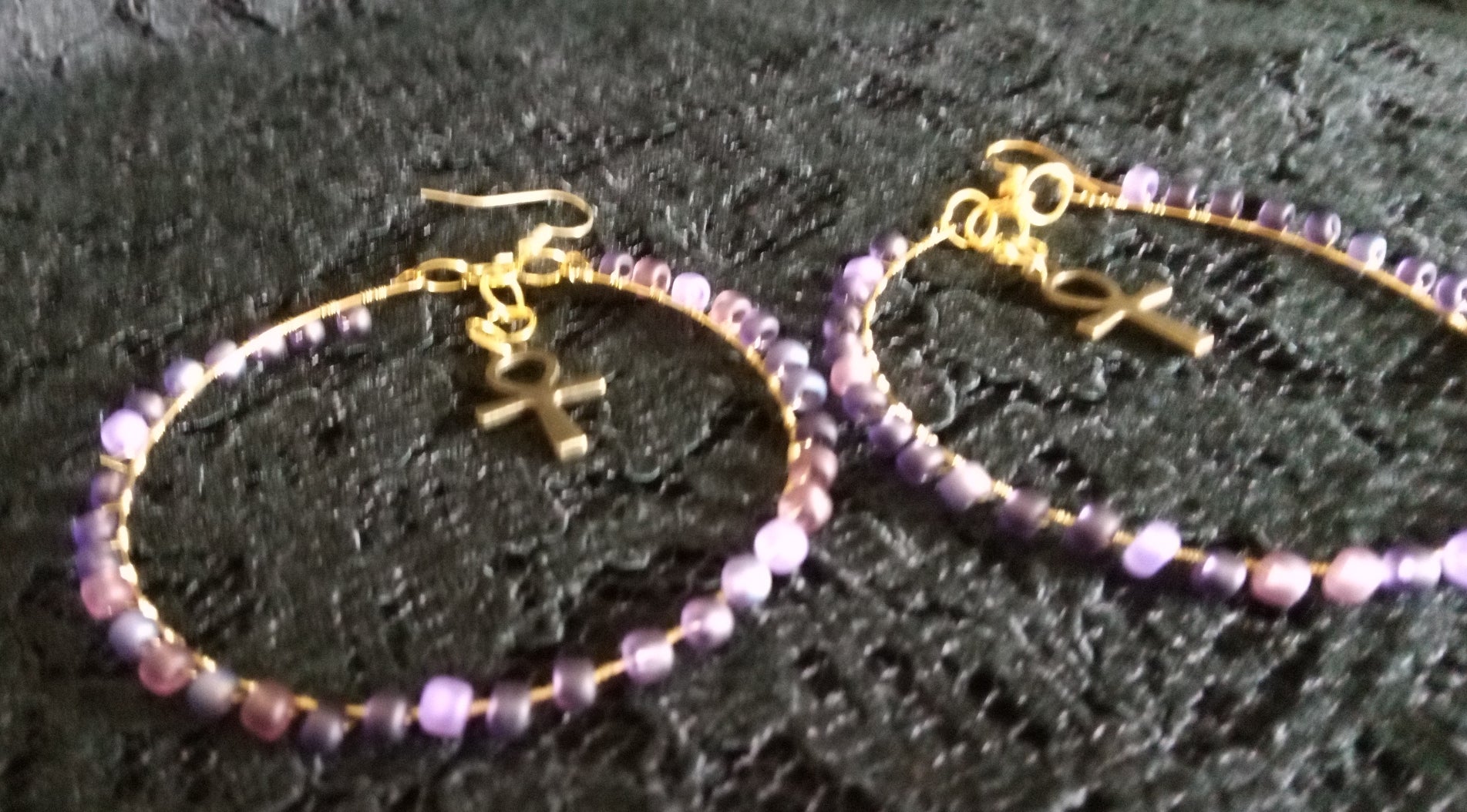 PURPLE KEY TO LIFE HOOPS