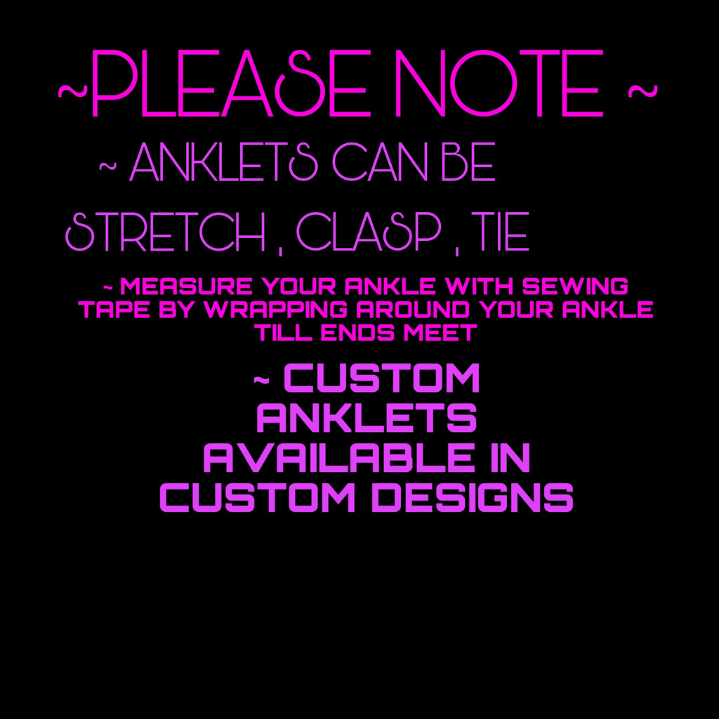 A MATCHING ANKLET