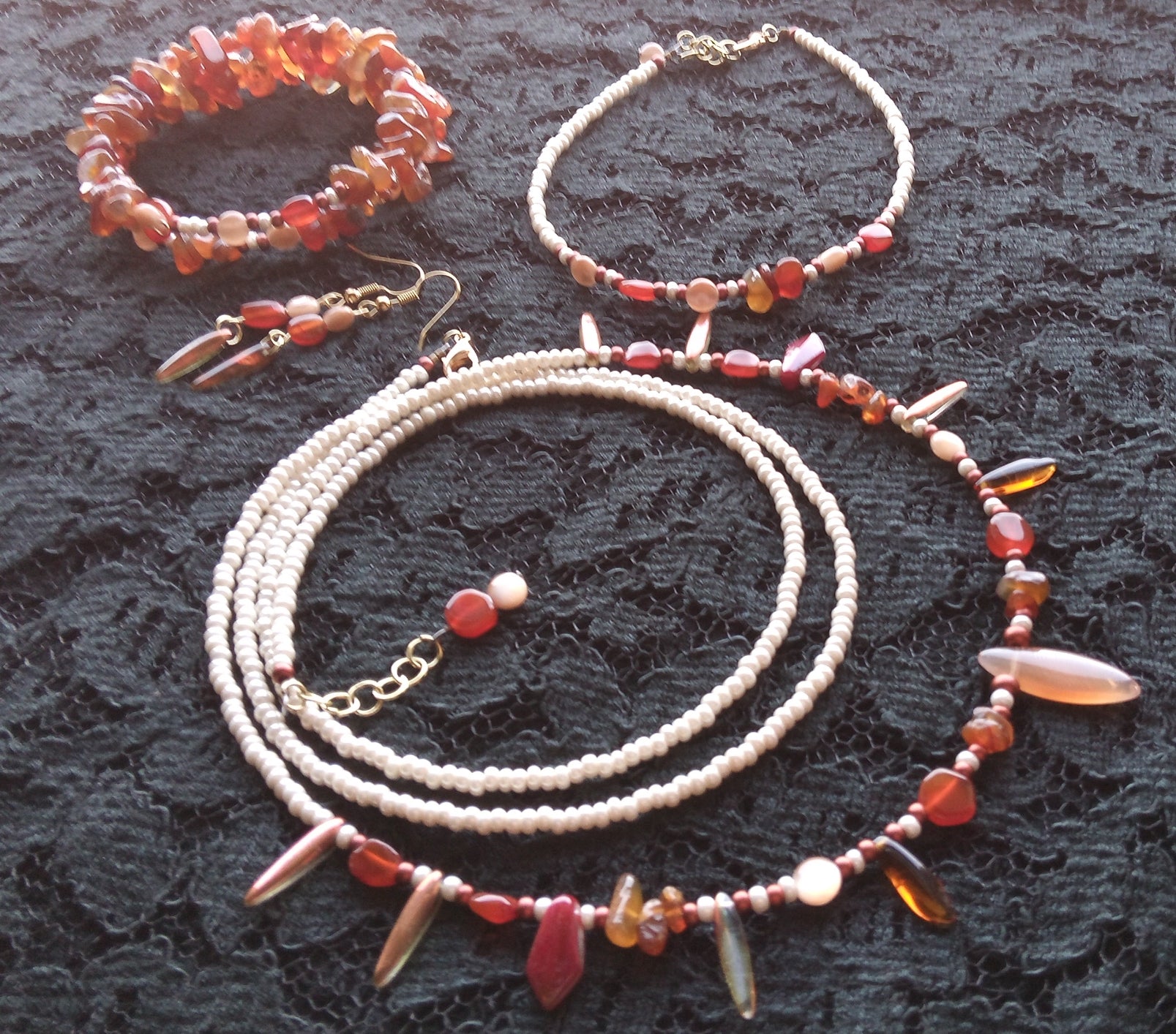 SHE IS ART ( CARNELIAN) FULL SET