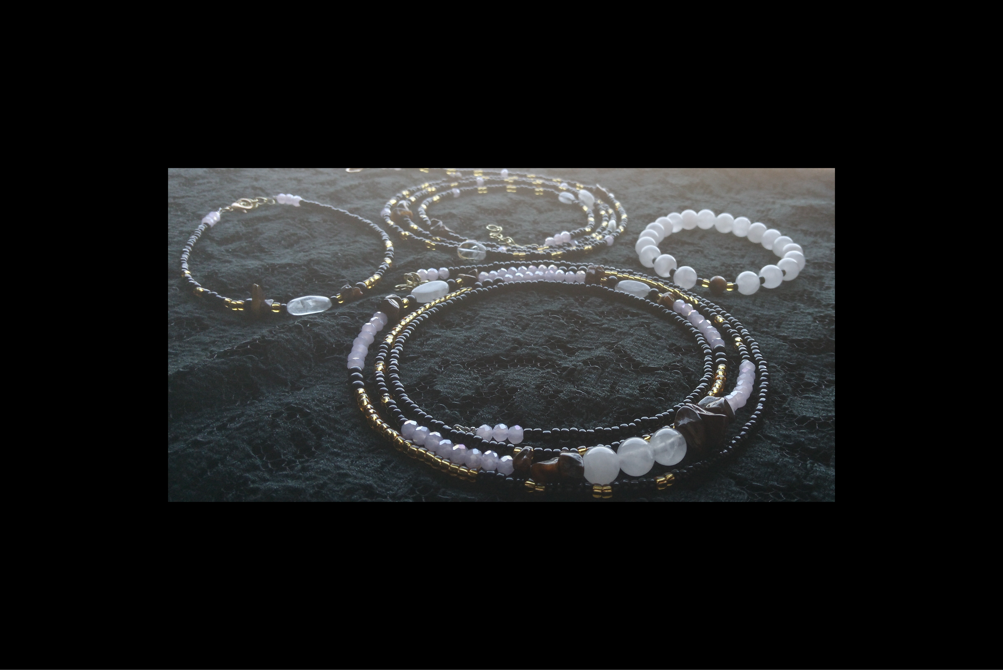 COURAGE TO LOVE ( ROSE QUARTZ & TIGER EYE)