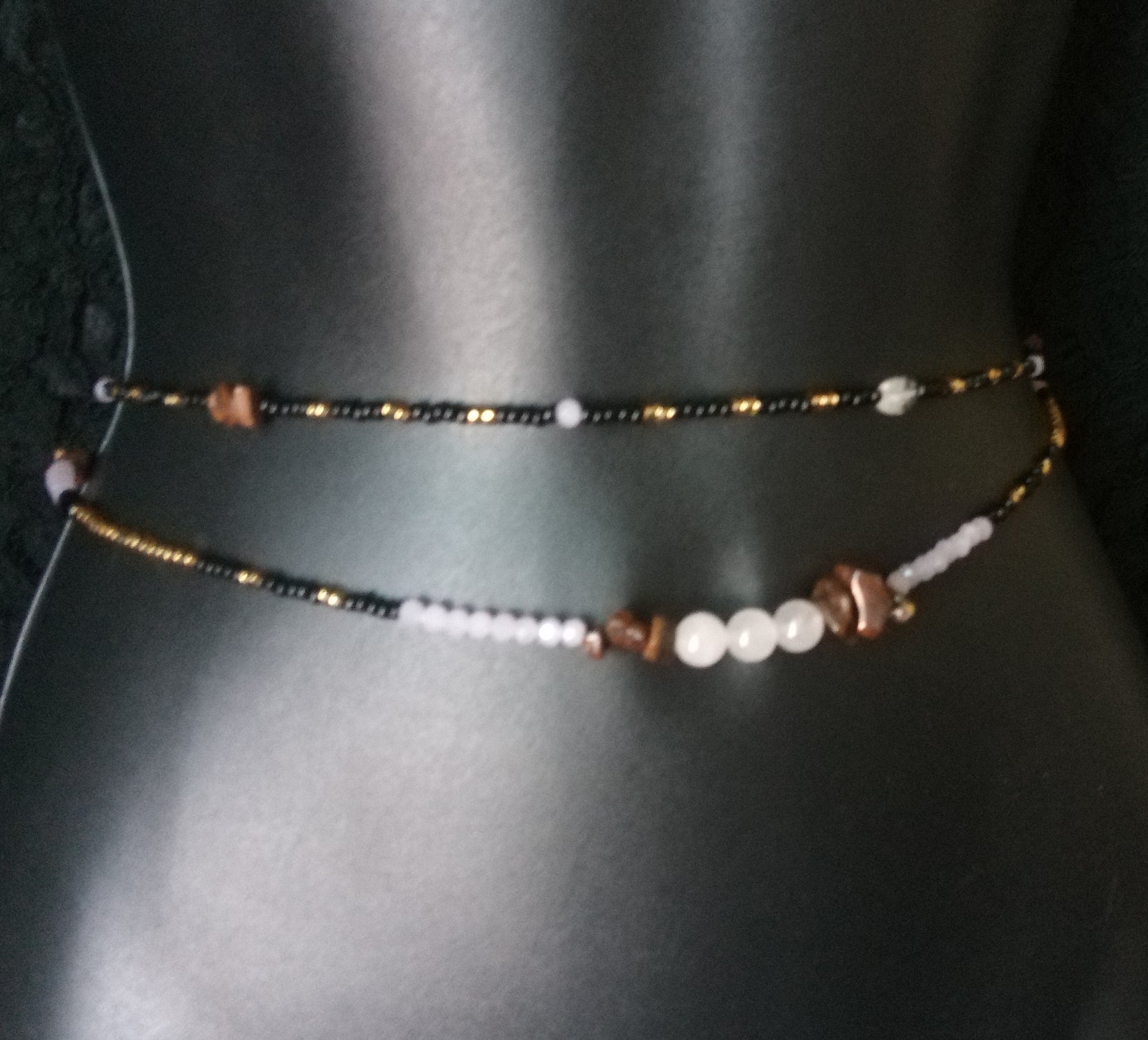 COURAGE TO LOVE ( ROSE QUARTZ & TIGER EYE)