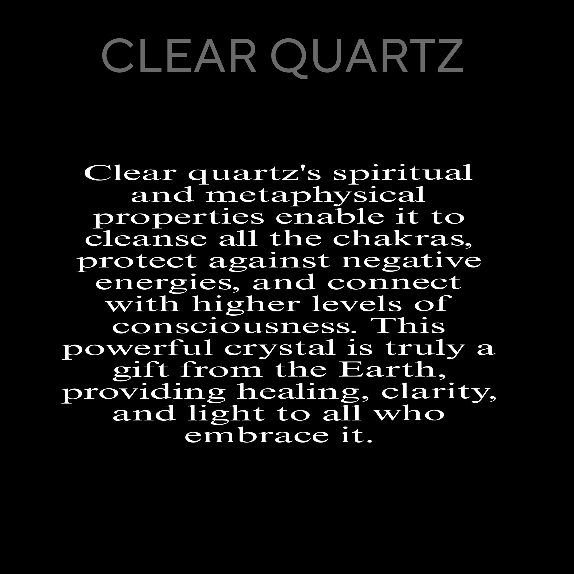 SHE SPEAKS ( CLEAR QUARTZ)