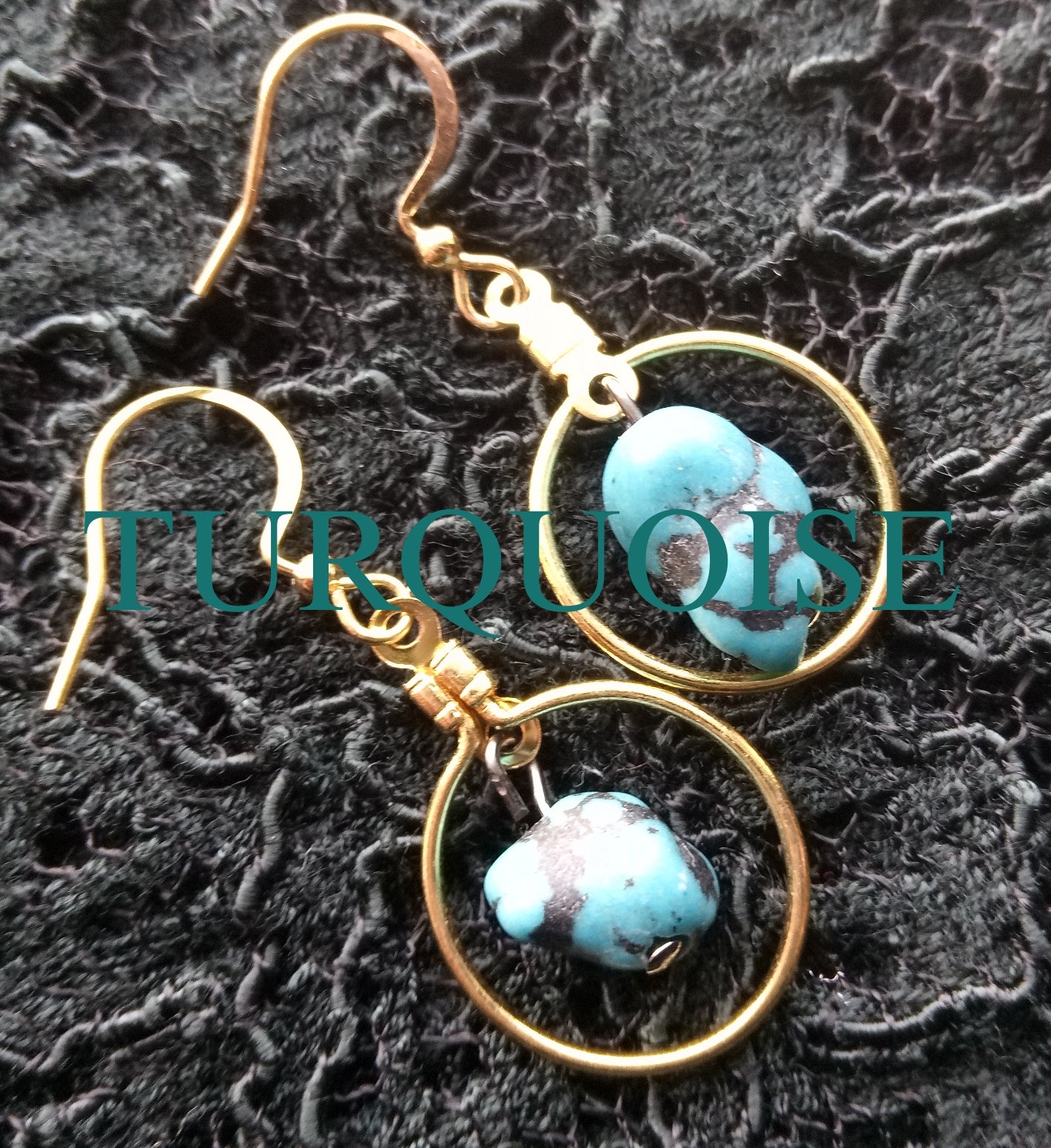 GEM DROPS ( DROP EARRINGS)