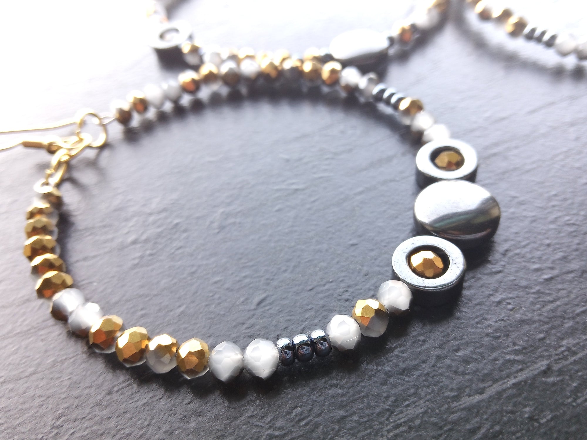SHE AFFIRMS ( CUFF BRACELET HOOP EARRINGS)