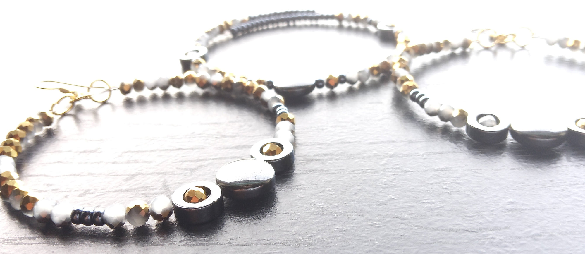 SHE AFFIRMS ( CUFF BRACELET HOOP EARRINGS)