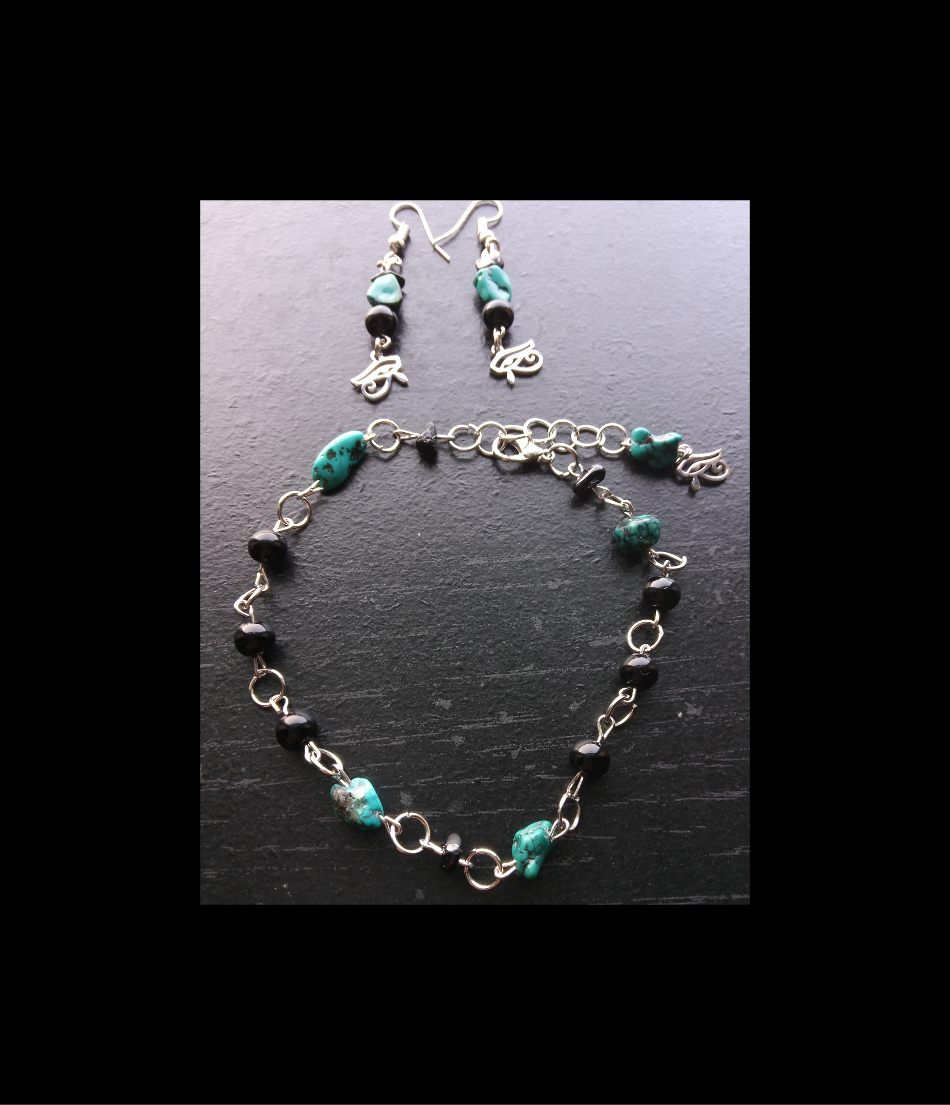 SHE IS PROTECTED (CHAIN LINK BRACELET SET )