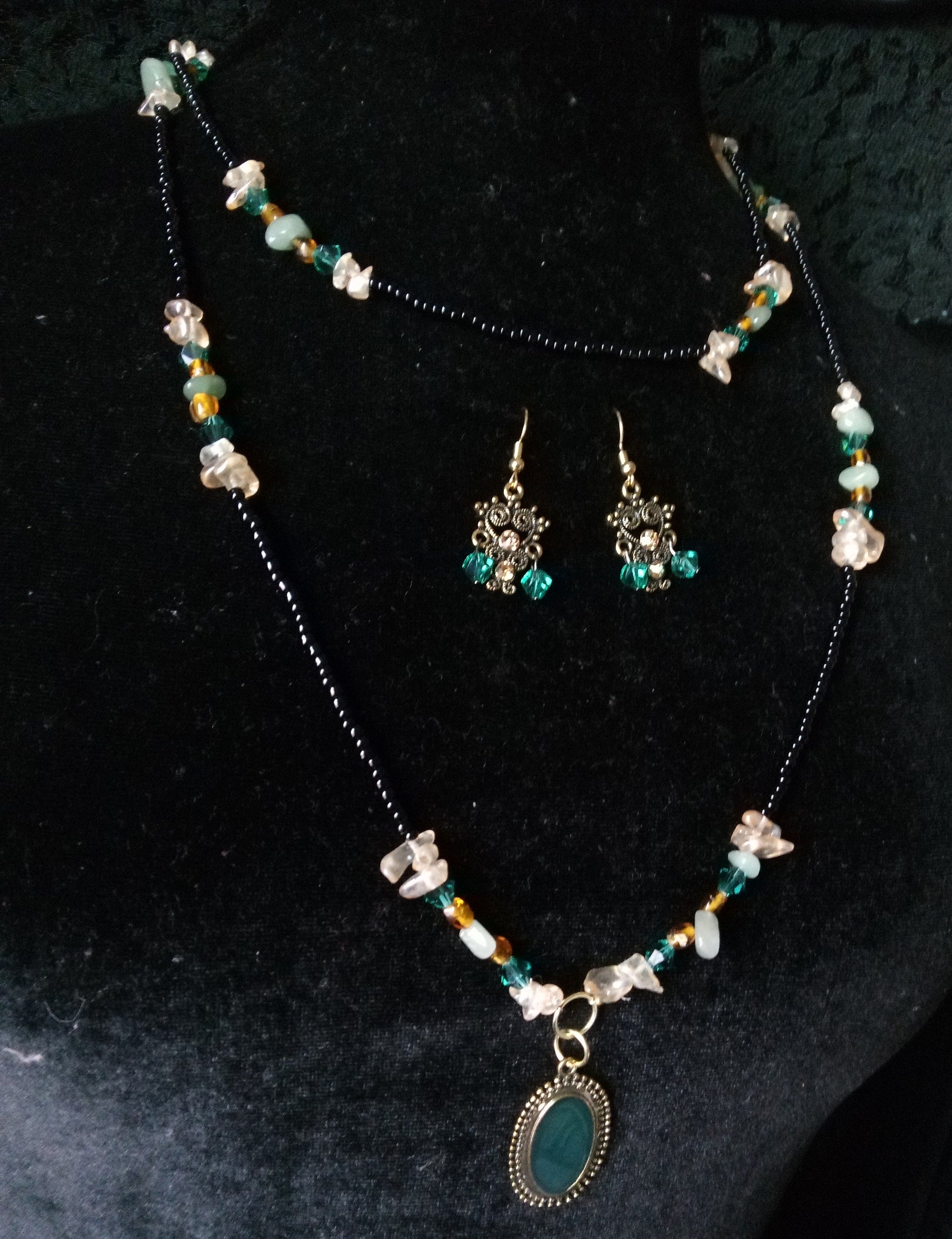 GREEN AVENTURINE MULTI WAY BODY NECKLACE