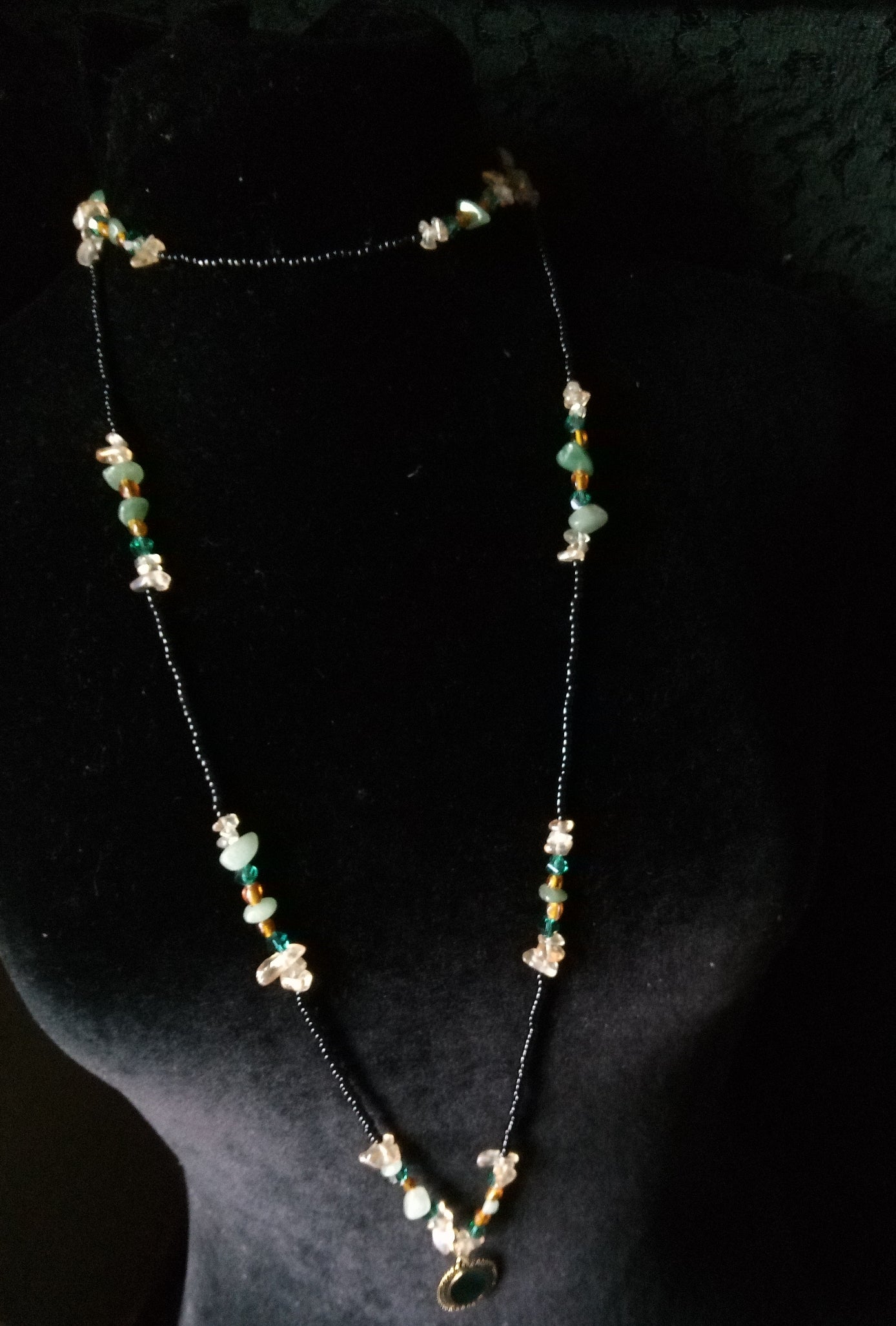 GREEN AVENTURINE MULTI WAY BODY NECKLACE