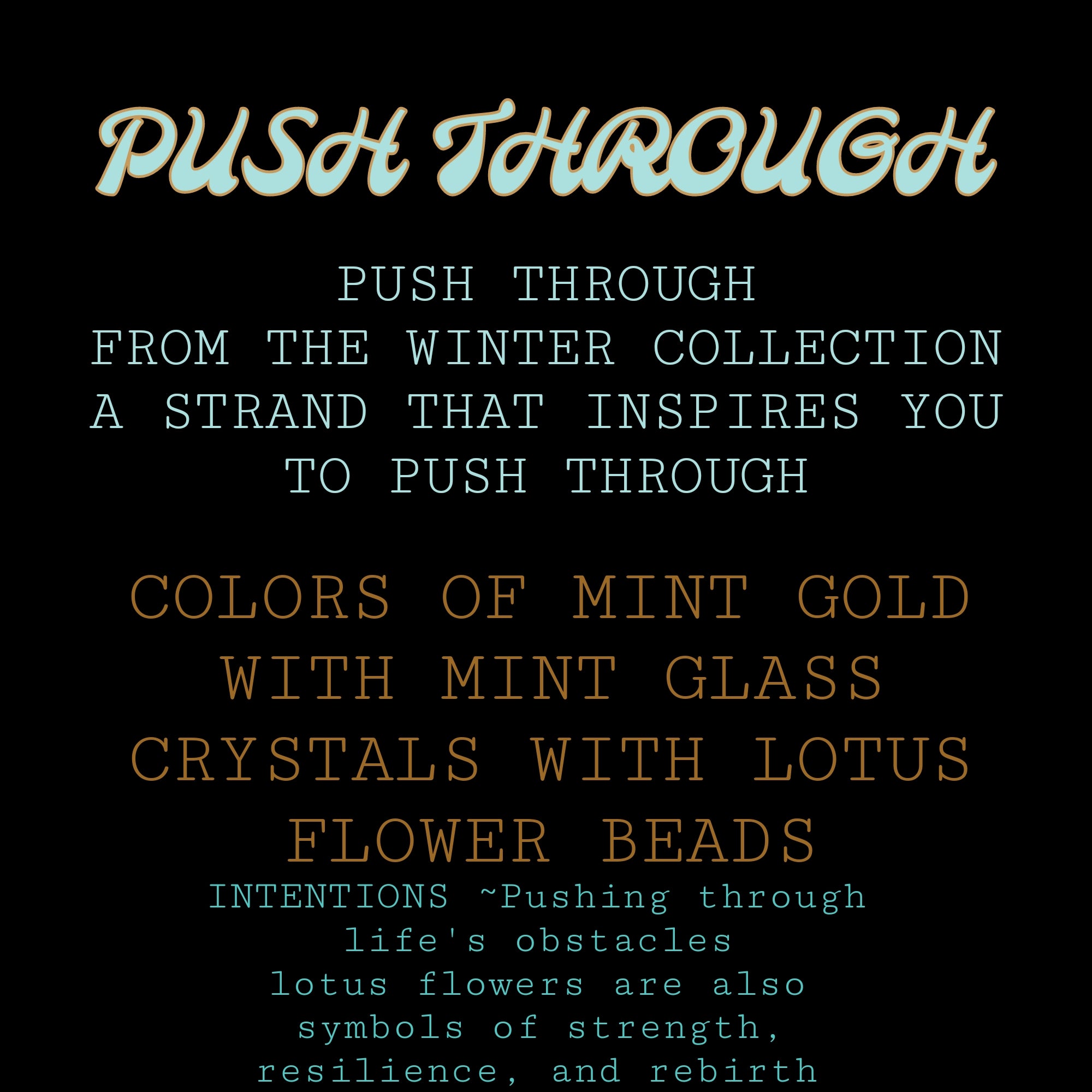 PUSH THROUGH