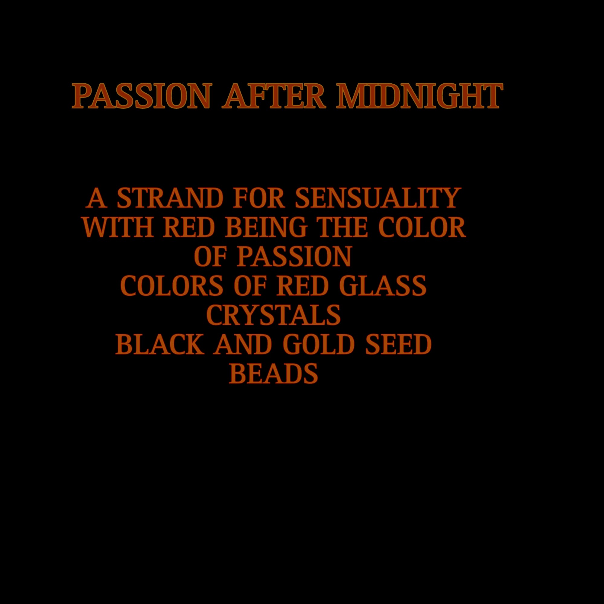 PASSION AFTER MIDNIGHT