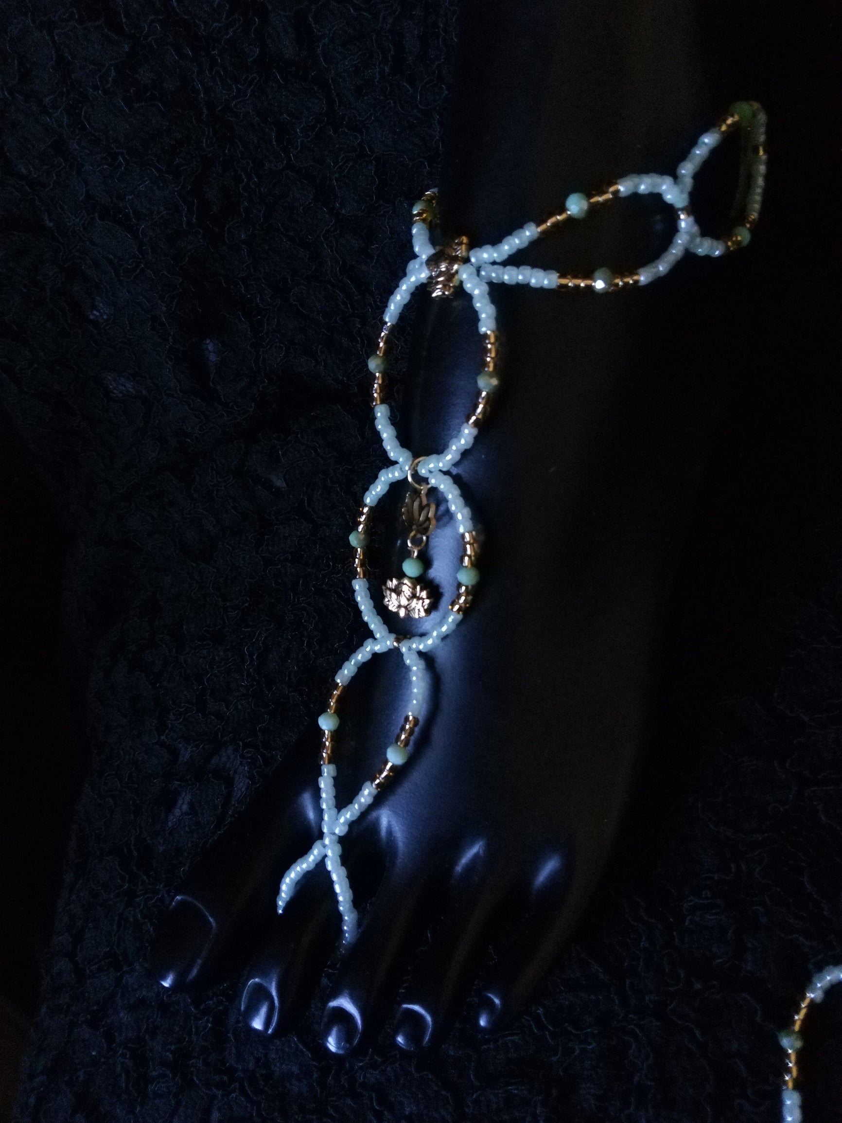 LOTUS FLOWER MATCHING FOOT JEWELRY