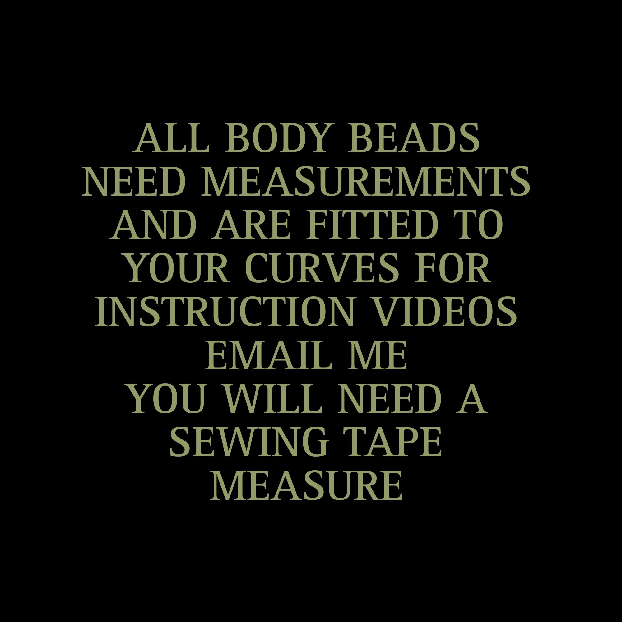 CUSTOM GODDESS BEAD CONSULTATION