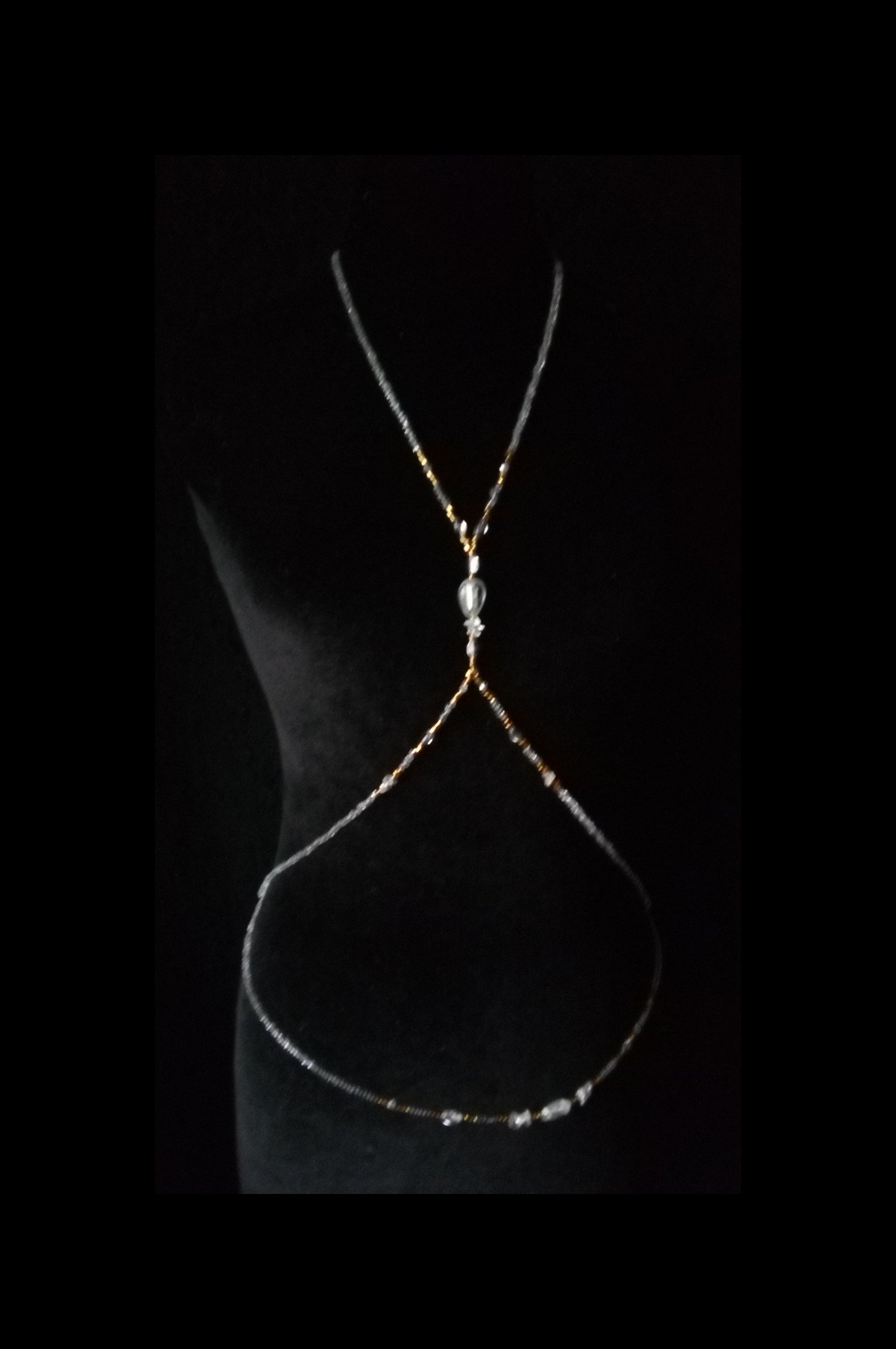 GOLD CRYSTALS ( CLEAR QUARTZ SET )