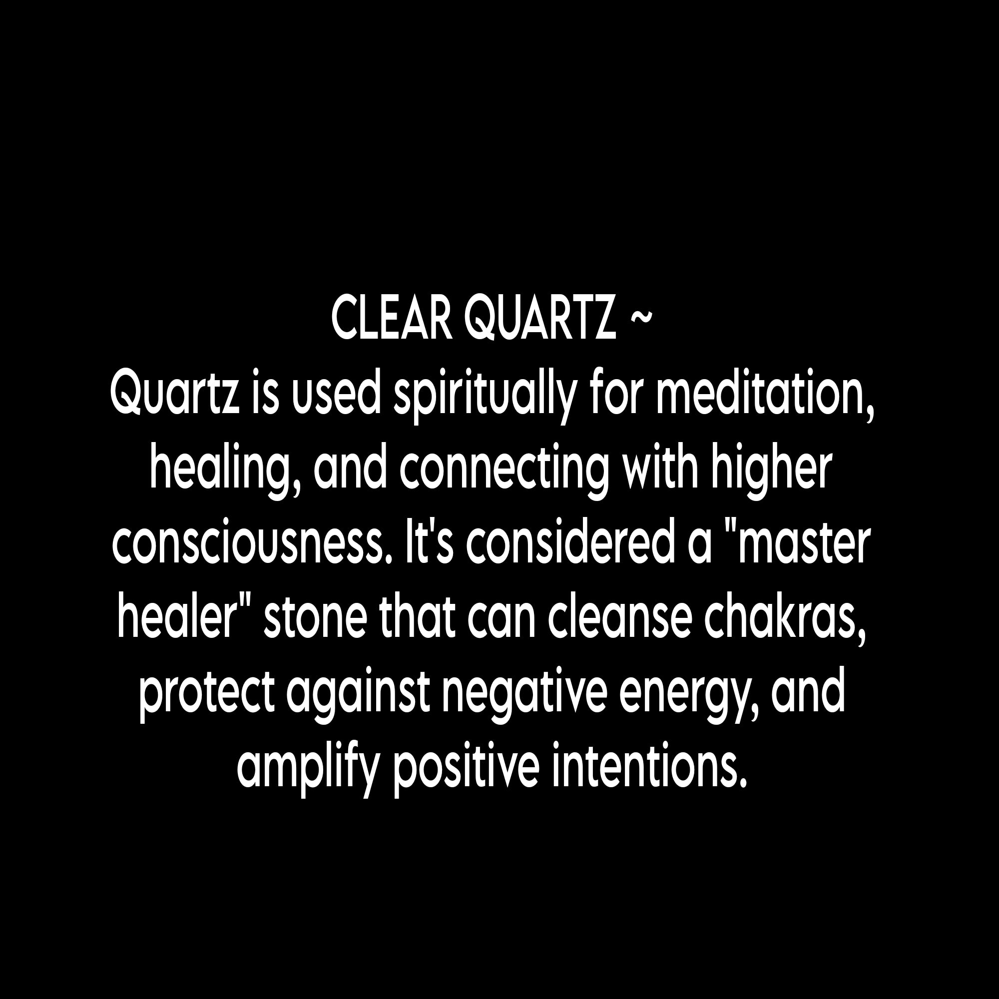 GOLD CRYSTALS ( CLEAR QUARTZ SET )