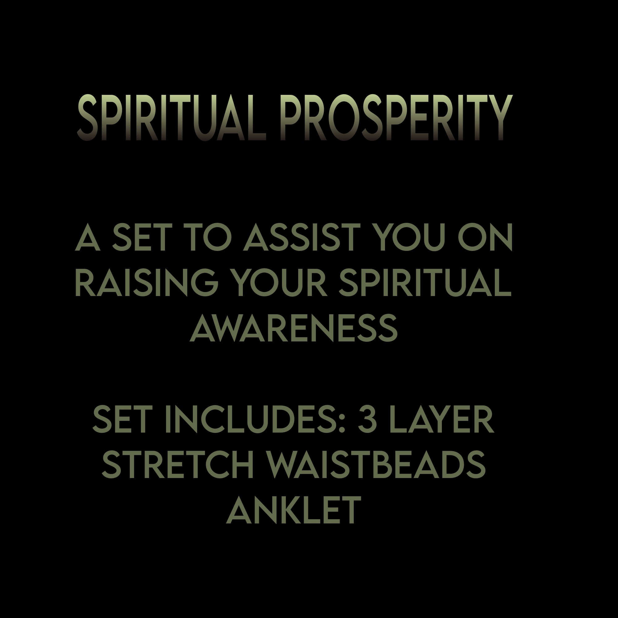 SPIRITUAL PROSPERITY