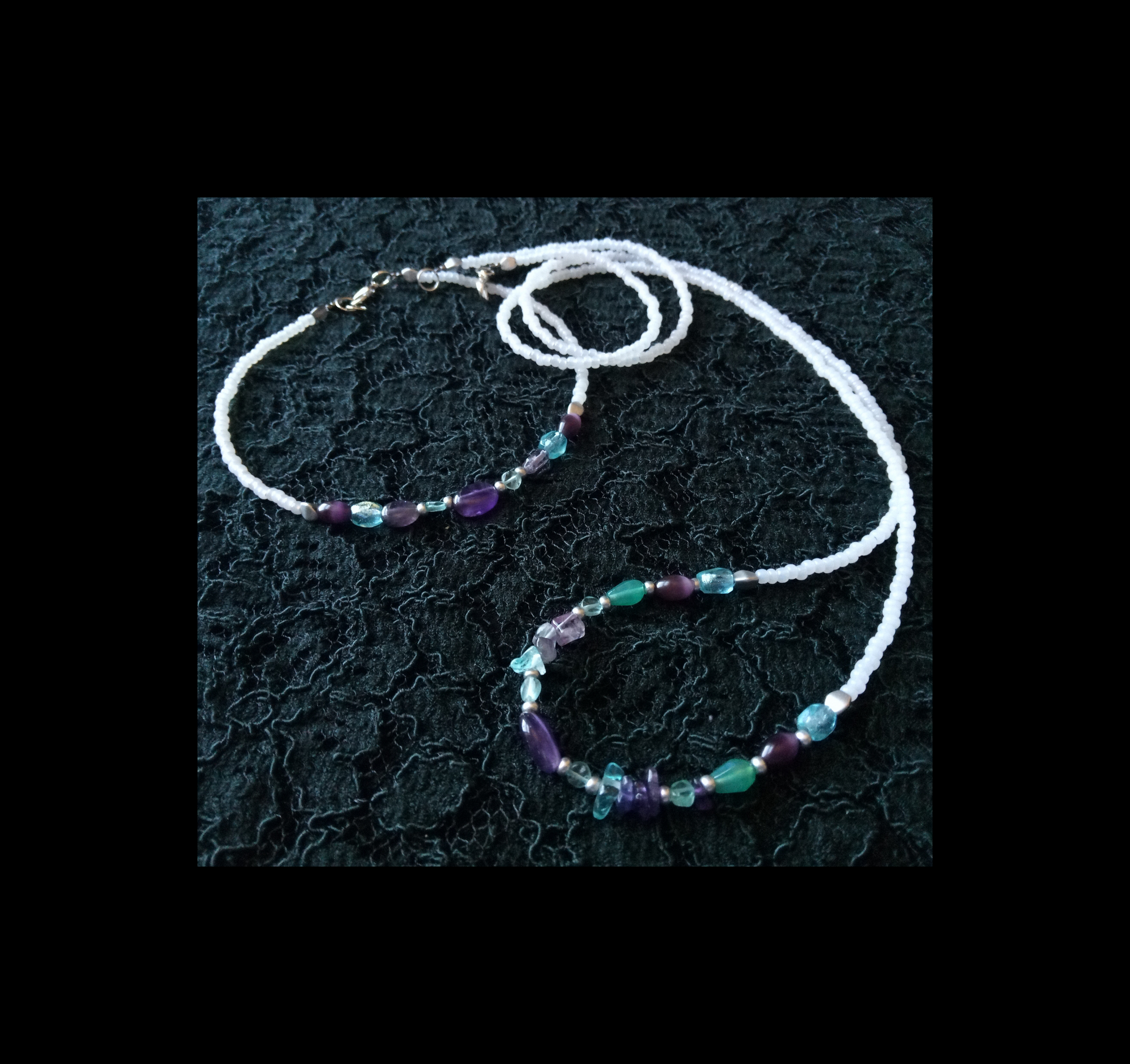 HER INNER PEACE ( AMETHYST & APATITE)