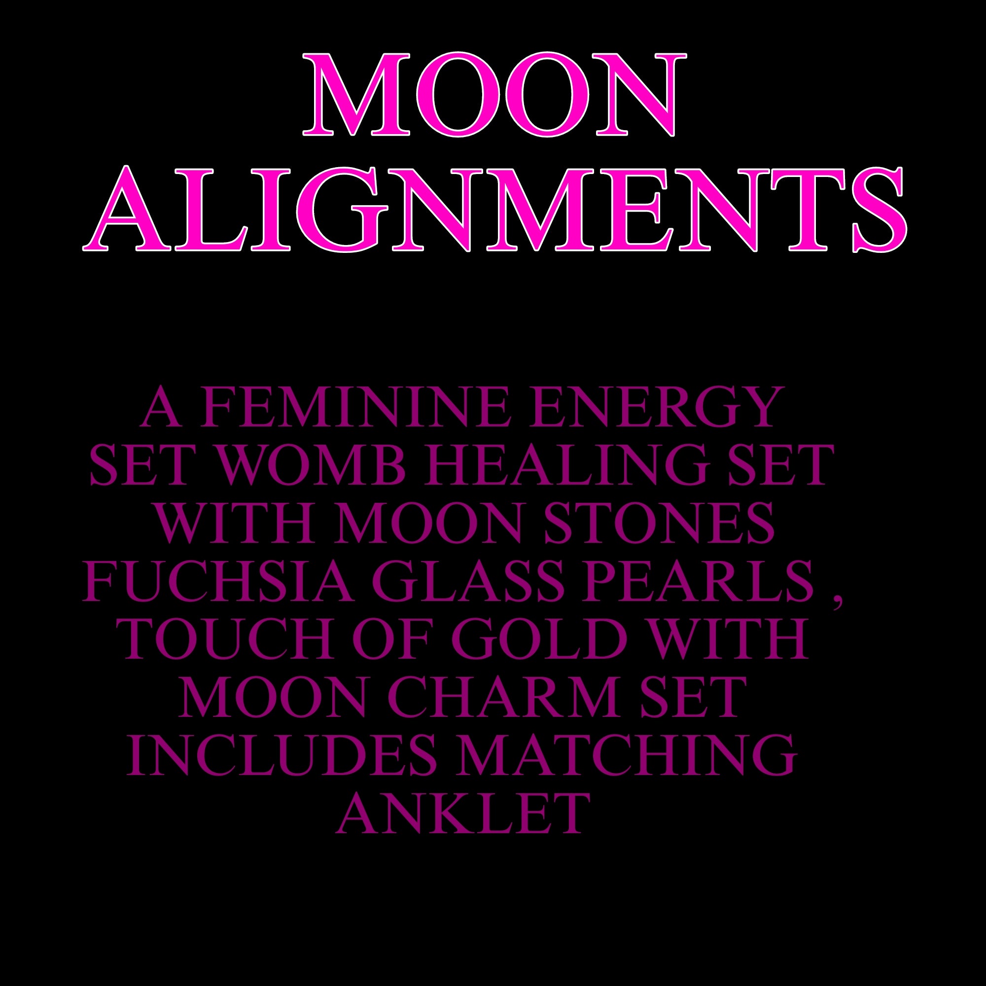MOON ALIGNMENTS ( MOON STONES)