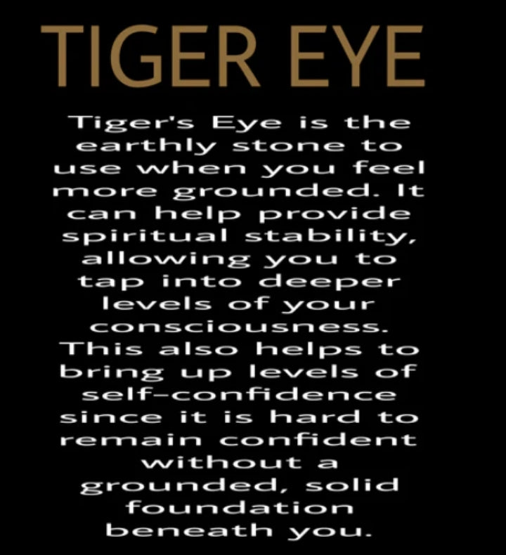 SHE IS SAGACIOUS ( TIGER EYE STRETCH CORD )