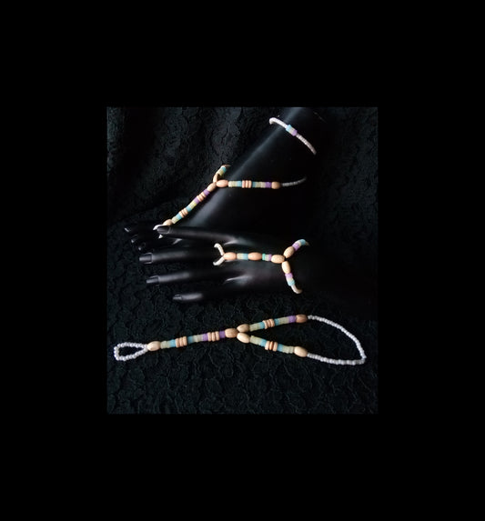 CARIBBEAN TWIST ( STRETCH FOOT JEWELRY SET )