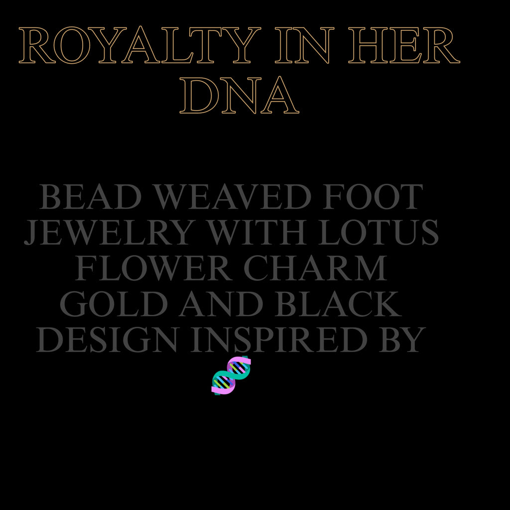 ROYALTY IN HER DNA FOOT JEWELRY
