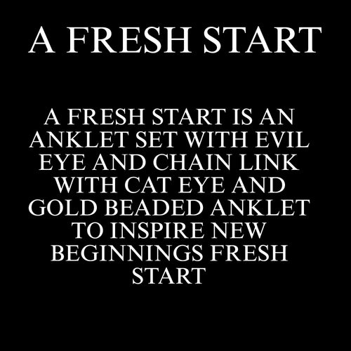 A FRESH START