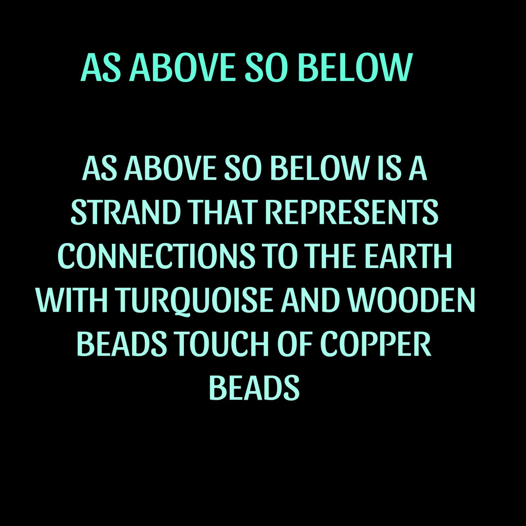 AS ABOVE SO BELOW