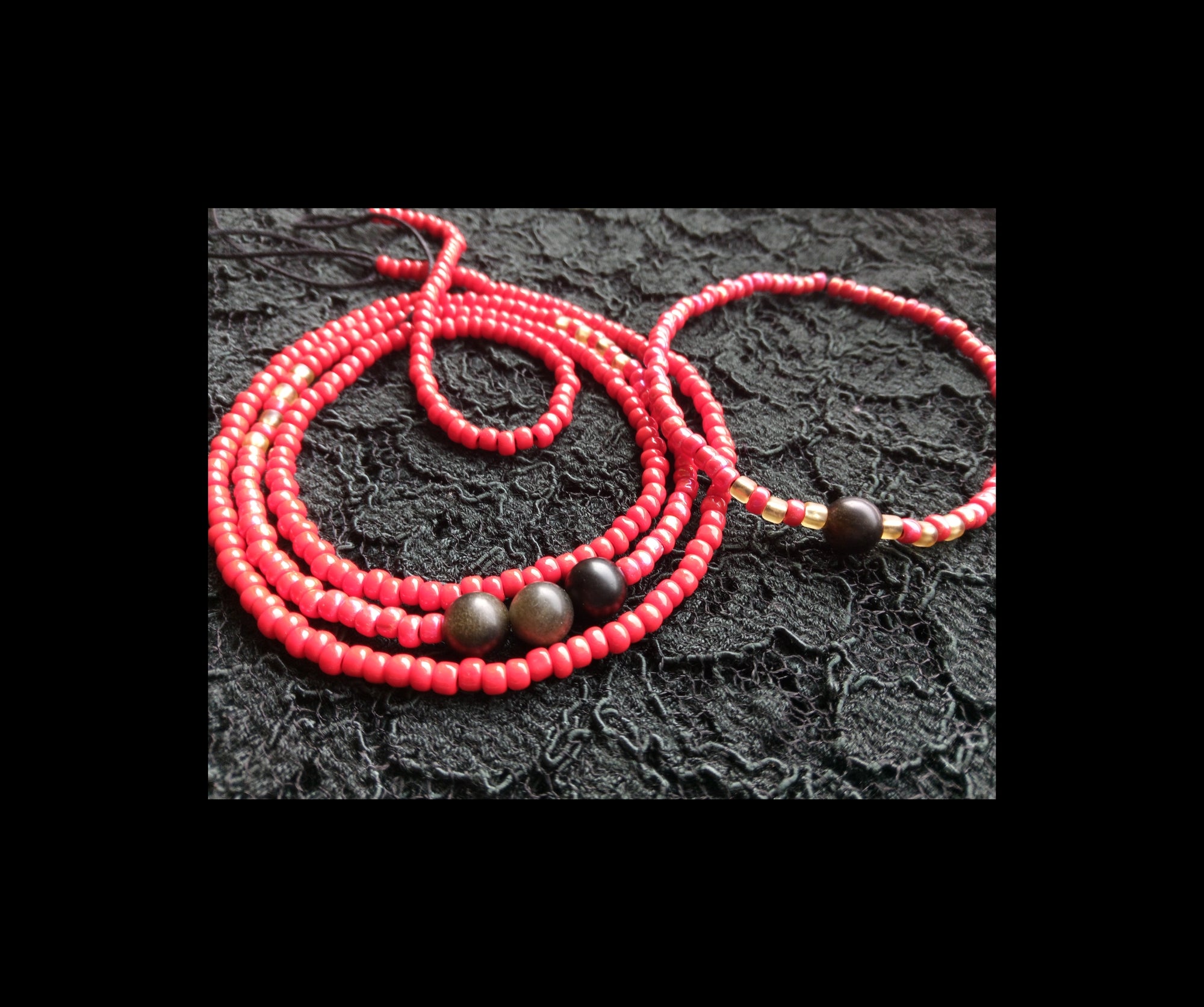 POWERED BY THE MOON ( BLACK MOON STONE, TIE )