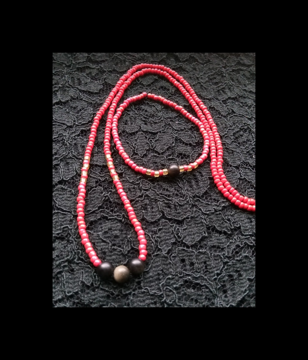 POWERED BY THE MOON ( BLACK MOON STONE, TIE )