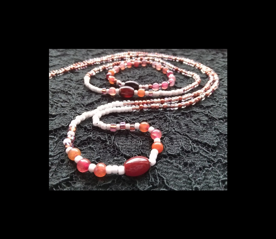 SHE EMBODIES THE EARTH ( MULTI AGATE, STRETCH)!