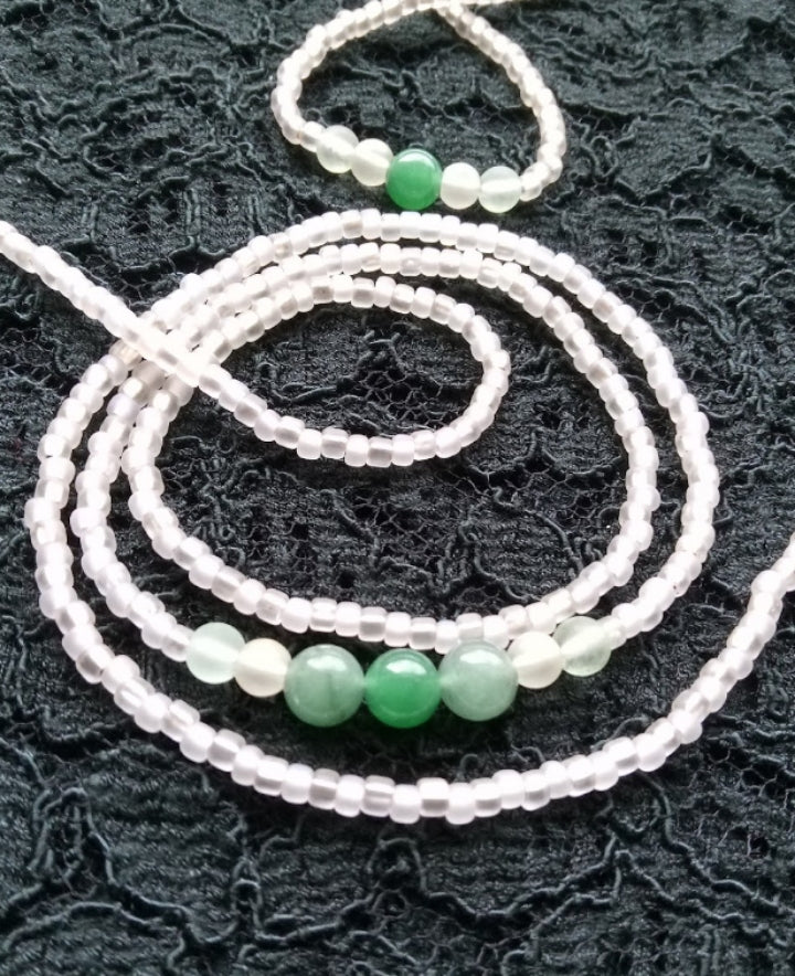 SOLD !!! BLESSED ( GREEN AVENTURINE, TIE )