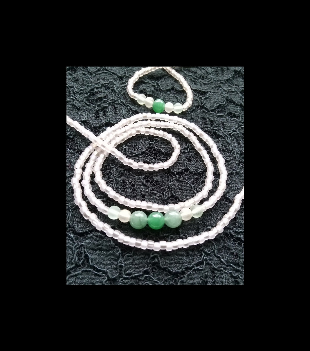 SOLD !!! BLESSED ( GREEN AVENTURINE, TIE )